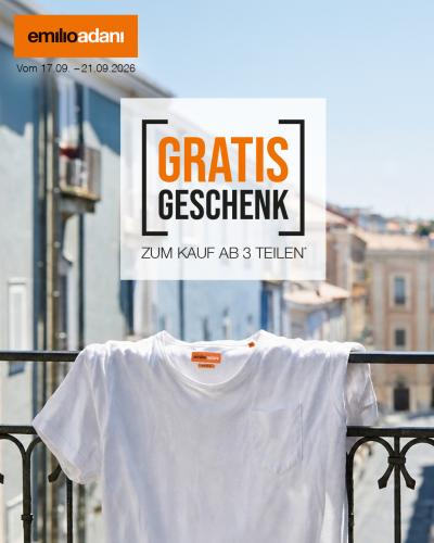 Saisonstart bei emilio adani ab dem 17.09.2026