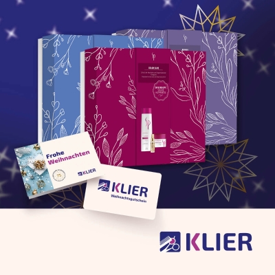 Klier! Unsere Weihnachtsgutscheine – Geschenkidee mit Sparvorteil!