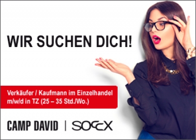 Camp David | Soccx sucht DICH!