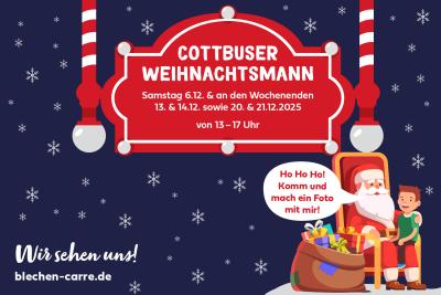 Der Weihnachtsmann kommt zu Besuch