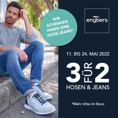 3 für 2 Hose/Jeans vom 11. – 24. Mai 2022