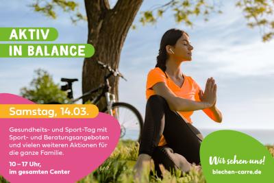 Aktiv in Balance - Fit im Blechen Carré