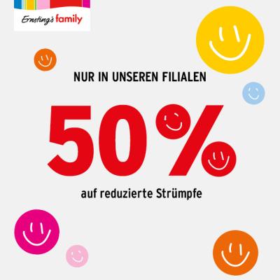 50% Rabatt bei Ernsting&#039;s