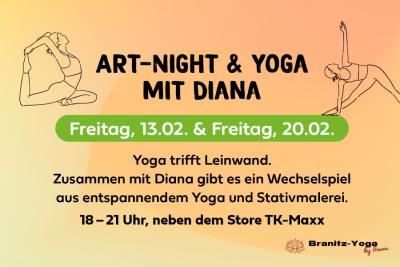 Art-Night &amp; Yoga mit Diana