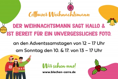 Der Weihnachtsmann kommt vorbei!