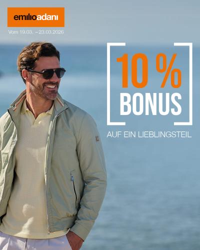 10% &amp; Geschenk zum Kauf bei emilio adani